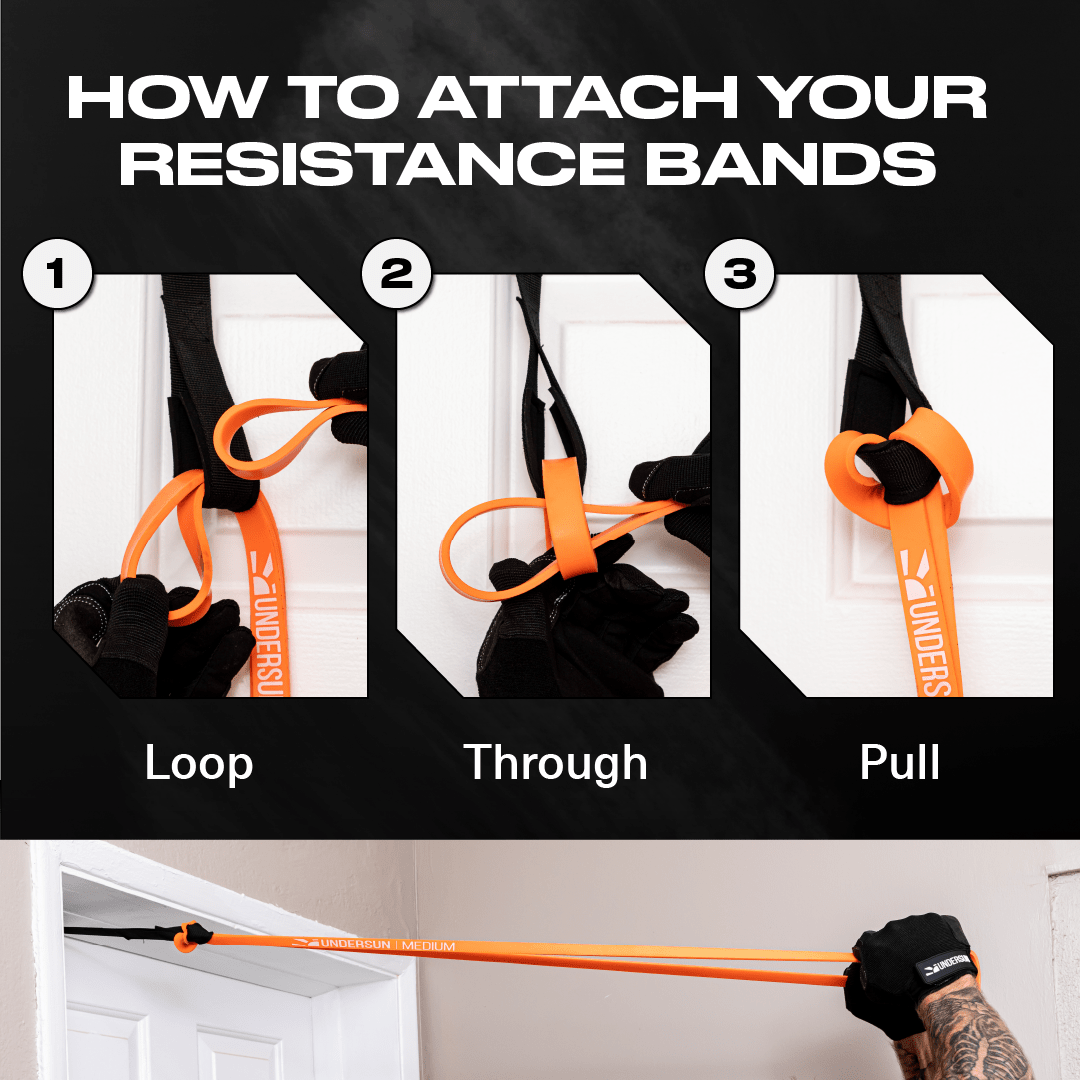 Resistance Bands Combined Outdoor and Indoor Anchor